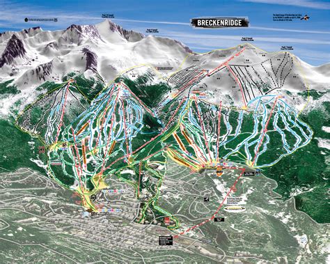 Breckenridge Ski Trail Map