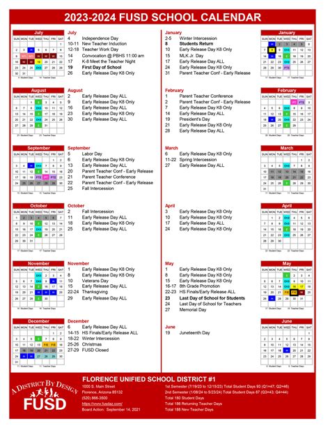 Brentwood District Calendar