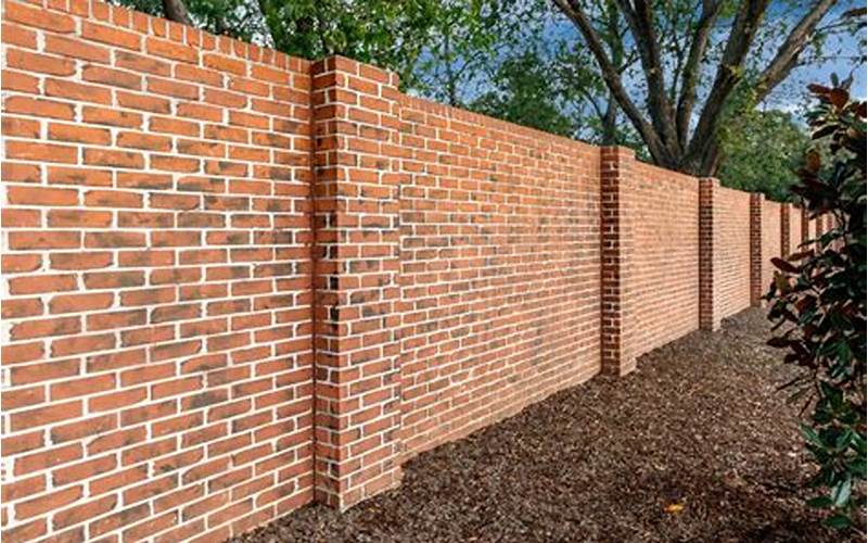 Brick Privacy Fences
