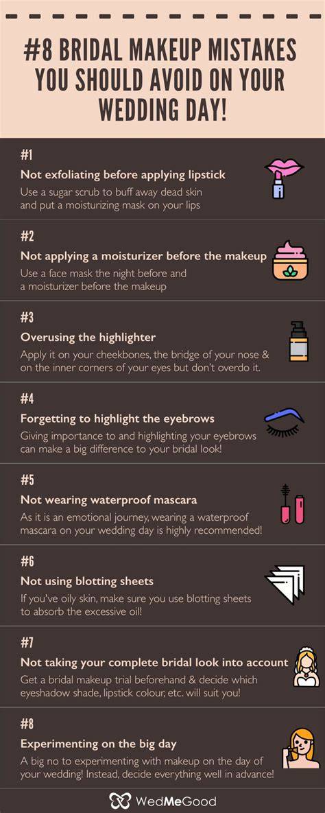 Common Bridal Makeup Mistakes