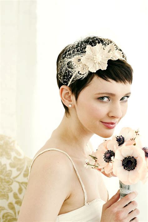 Bridal Short Hair Styling