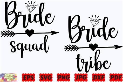 Get Your Bride Squad Goals on Point with Our Free and Fabulous SVG Collection!