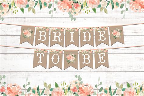 Bride To Be Banner Template