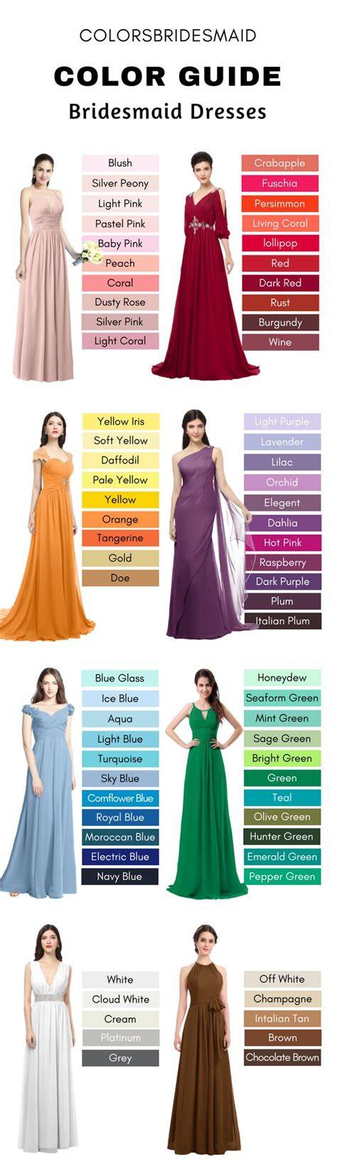 Bridesmaid Dress Colors