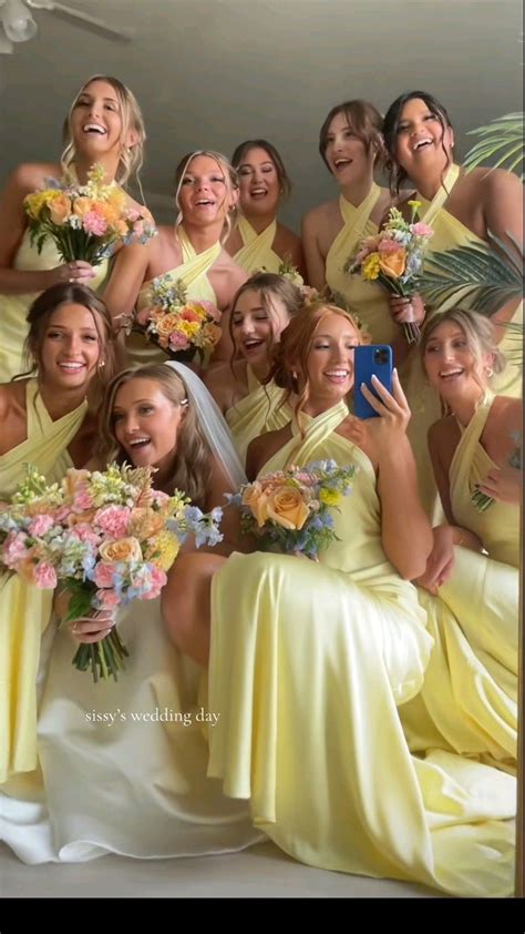 Bridesmaid Dresses Yellow Fall