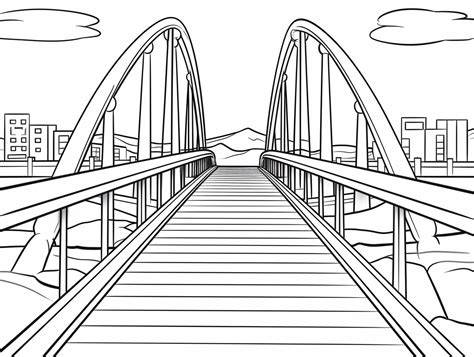 Bridge Coloring Page