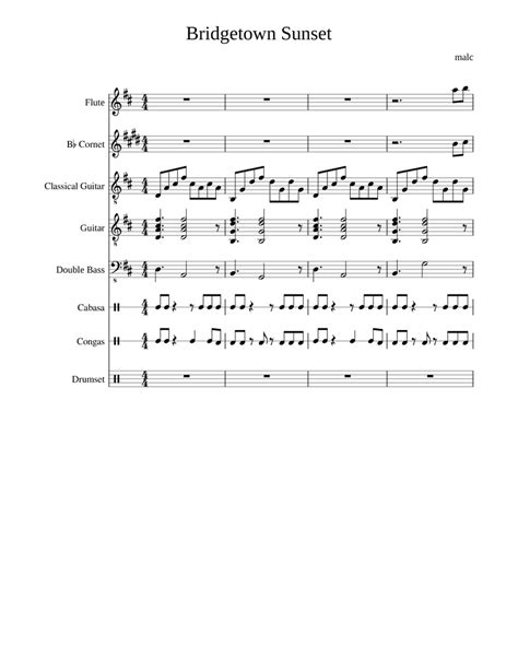 Bridgetown Sunset Memory