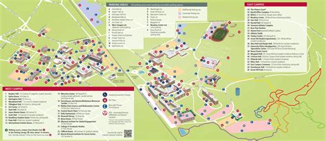Bridgewater State Campus Map Map Vector