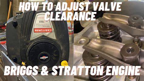 Briggs Stratton Valve Clearance Chart