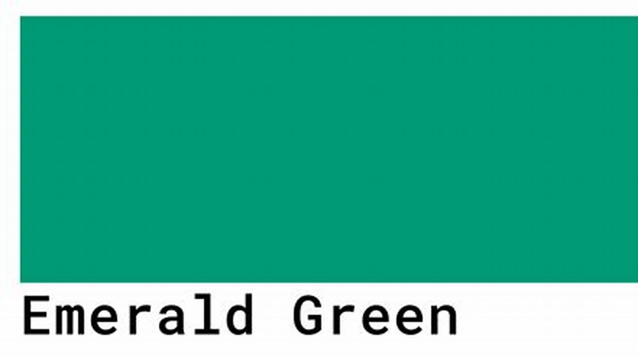 Bright Emerald Green Color Code 2025