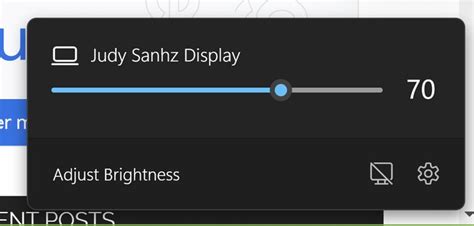 Brightness Slider