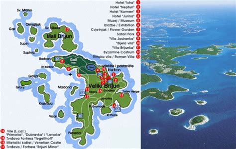 Brijuni Island Map