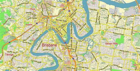 Brisbane street map