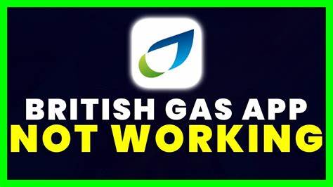 British Gas app crashing