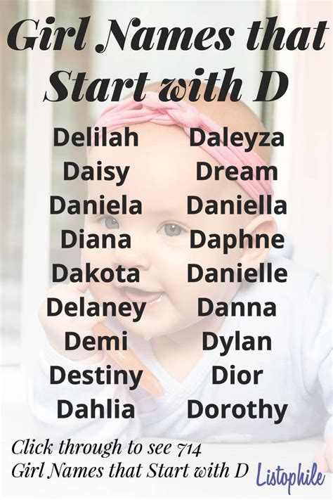 British Girl Names That Start With D