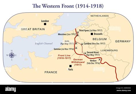 Western Front 1914 Wwi maps, France map, Marne