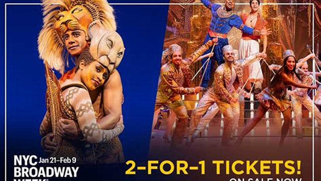 Broadway 2 For 1 Tickets 2025