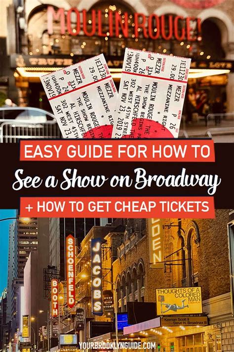 Broadway Show Tips
