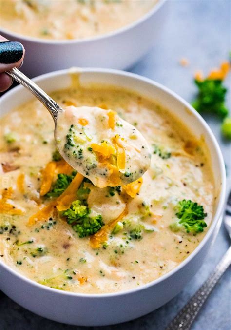 Broccoli Cheddar Soup with a Twist