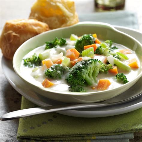 Broccoli Soup with Lemon and Herbs