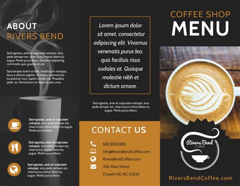 19+ Coffee Shop Brochure Designs and Templates Word, PSD, EPS Vector