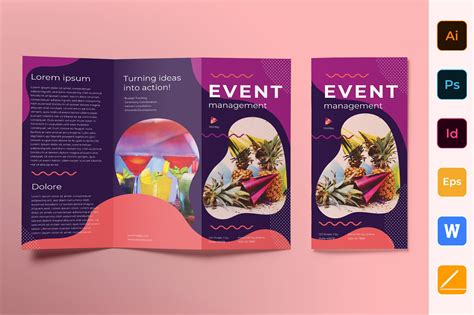 Event Management Brochure Trifold Brochure Templates Creative Market