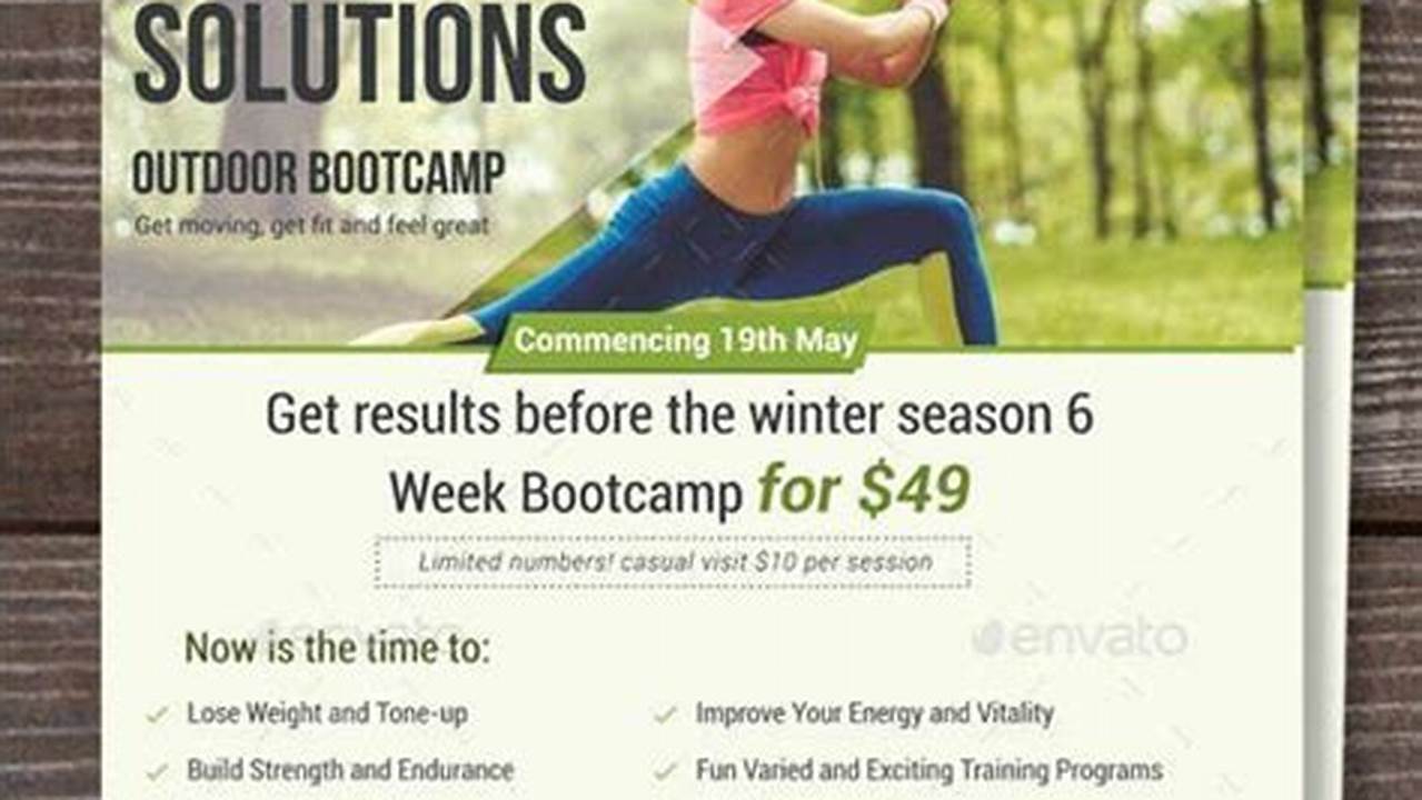 Unleash the Power of Fitness Boot Camp Brochures: Discover Secrets to Attract More Clients