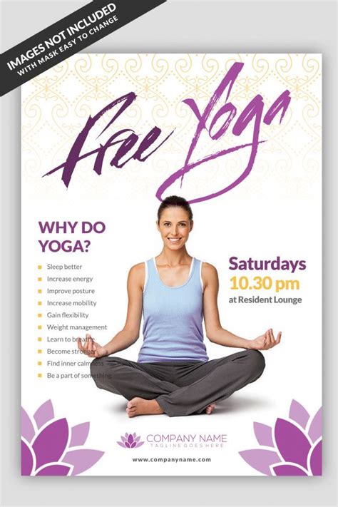 Yoga Studio Brochure Template