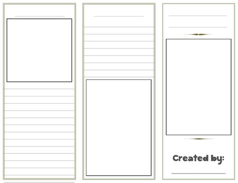Brochure Blank Template