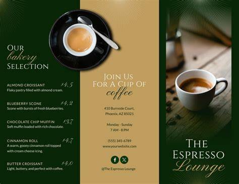 19+ Coffee Shop Brochure Designs and Templates Word, PSD, EPS Vector