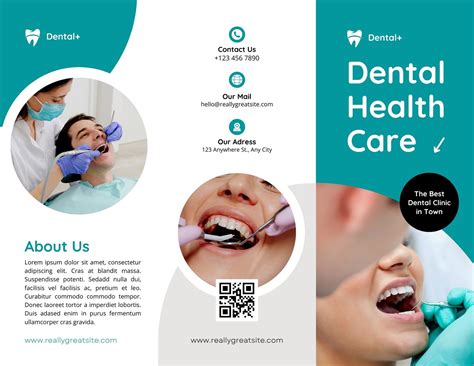 Dental Clinic TriFold Brochure Template in PSD, Ai & Vector BrandPacks
