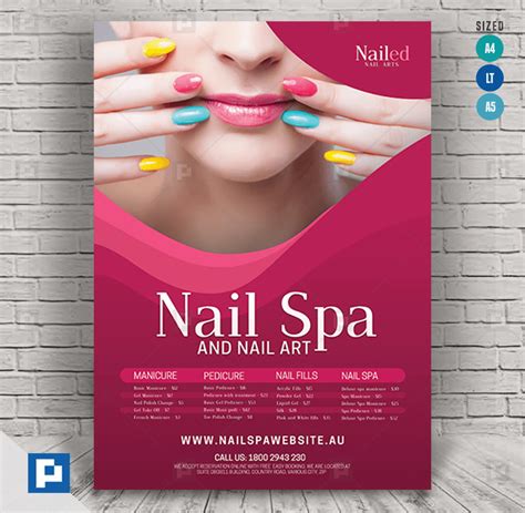 Fashion Nail Salon Brochure Template