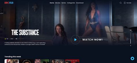 Broflix streaming platform interface