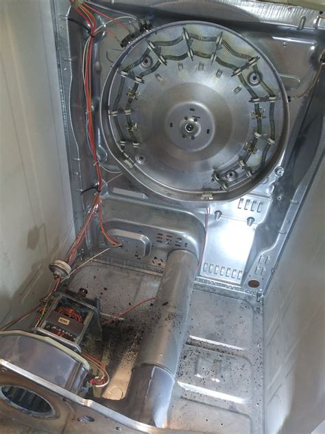 Broken Dryer Components