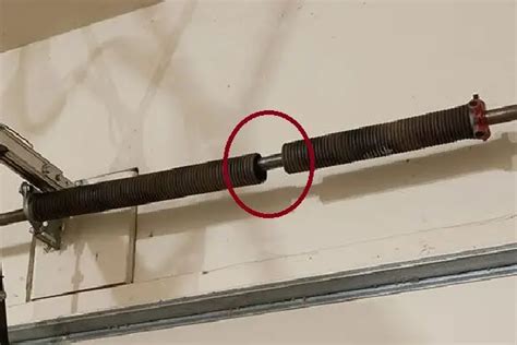 Broken Garage Door Spring Replacement