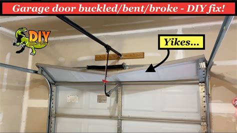 Broken Garage Door Strut