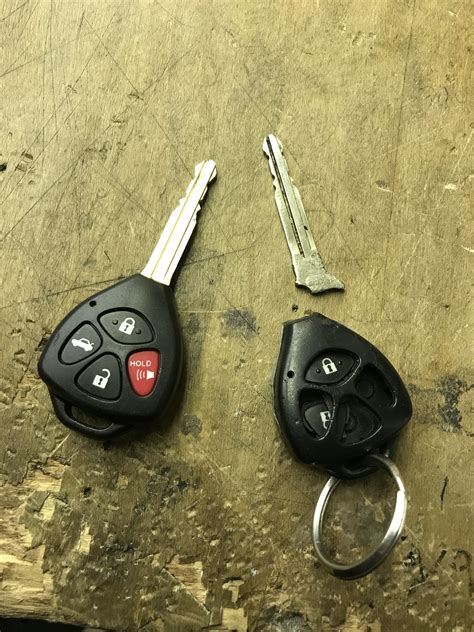 Broken car key