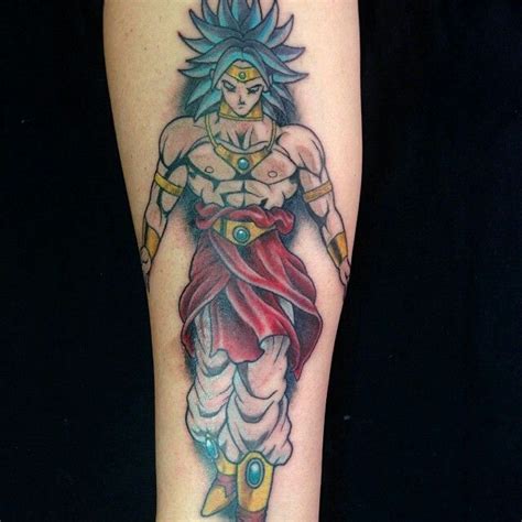 Broly tattoo by Troyslackink Tattoos, Watercolor tattoo