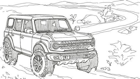 Bronco Coloring Page