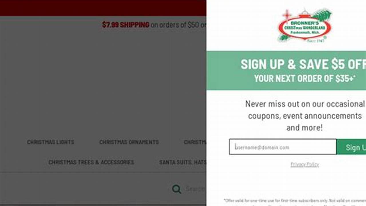 Bronners Promo Code 2025