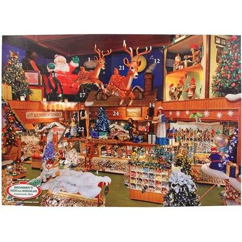 Bronners Christmas Store Catalog Outside Nativity Set