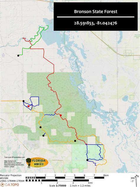 Map of bronson hires stock photography and images Alamy