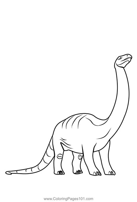 Brontosaurus Coloring Page