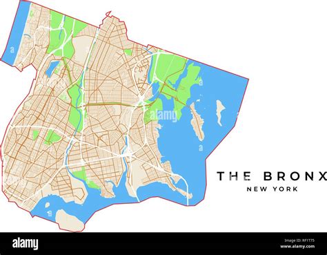 Map Of The Bronx