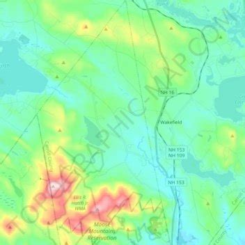 Brookfield, New Hampshire 1861 Old Town Map Custom Print Carroll Co