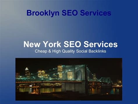 Brooklyn SEO Services