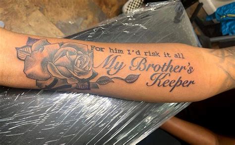 50 Best My Brother’s Keeper Tattoos, Ideas & Meanings