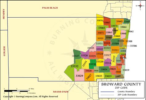 Zip Code Map Of Broward County Map