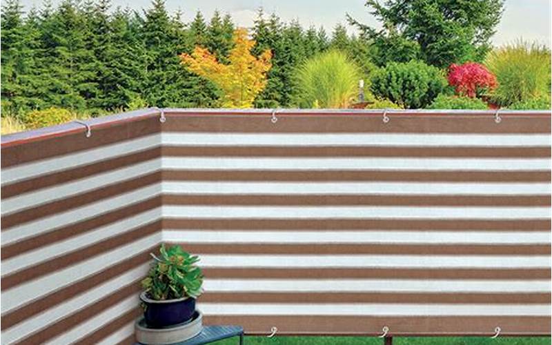 Brown Fence Privacy Screen: The Ultimate Guide