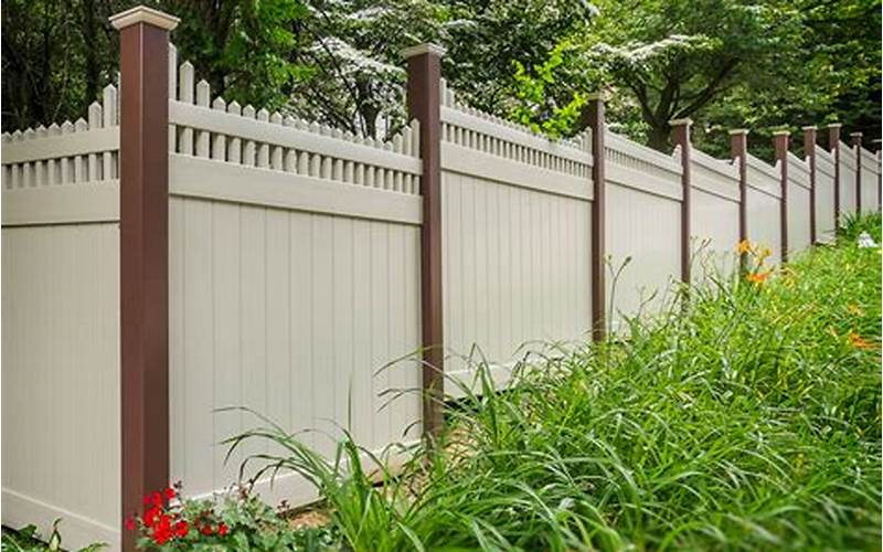 Brown Vinyl Privacy Fence: The Perfect Addition To Your Property